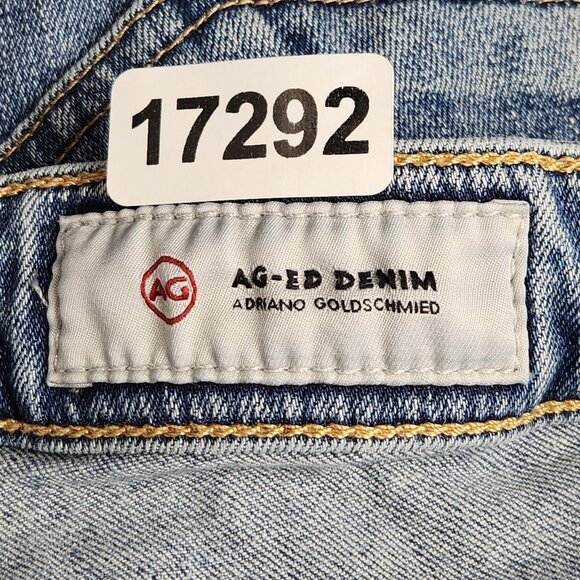 AG Jeans Womens 30 Blue Mari High Rise Straight Leg Adriano Goldschmied Stretch - Picture 9 of 11